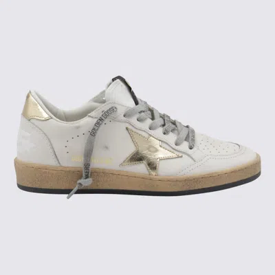 GOLDEN GOOSE SNEAKERS MILK/GOLD