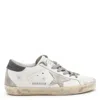 Golden Goose White Low Top Sneakers With Star Patch In Multi