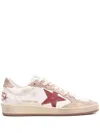 Golden Goose Ballstar Nappa Upper And Spur Suede In Multicolour