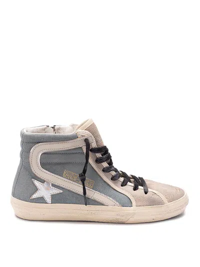 Golden Goose Slide Suede Sneakers In Multicolour