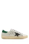 Golden Goose Deluxe Brand Multicolor Leather And Fabric Superstar Classic Sneakers In Gold