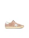 Golden Goose Super-star Suede Sneakers In Pink