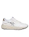 GOLDEN GOOSE SNEAKERS RUNNING SOLE IN WHITE LEATHER