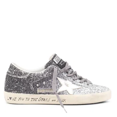 GOLDEN GOOSE SNEAKERS SILVER/BLACK