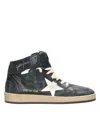 Golden Goose Black High-top Lace-up Sneakers