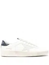 Golden Goose White Leather Stardan Sneakers In White