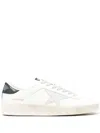 Golden Goose Men Stardan Sneaker With Shiny Star In White