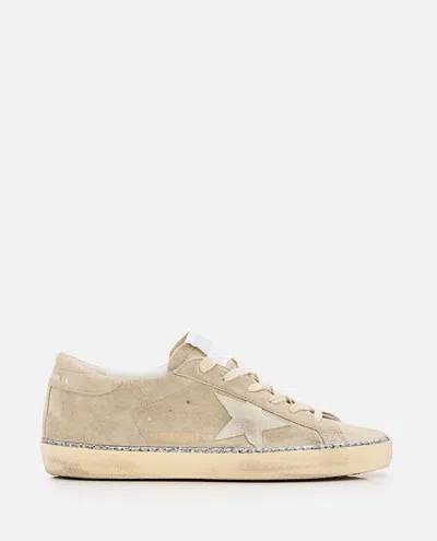 Golden Goose Pure Star Suede Sneaker In Grey