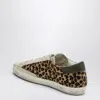 Golden Goose Low Top Leopard Print Sneakers