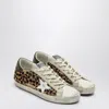 Golden Goose Sneakers Super Star In Leopard-print Pony Skin