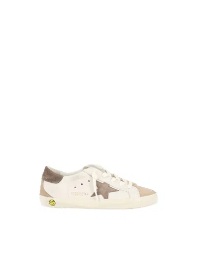 Golden Goose Sneakers Super Star Leather Upper Suede Star Toe Tongue S In Animal Print