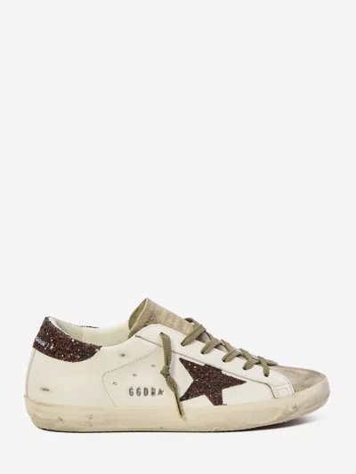 Golden Goose Deluxe Brand Women Super Star Leather Sneakers In Neutral