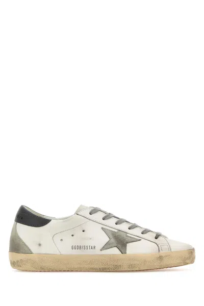 GOLDEN GOOSE GOLDEN GOOSE  SNEAKERS SUPER STAR WHITE/GREY