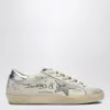 Golden Goose Superstar Sneakers In White Suede And Leather In White