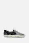 Golden Goose Penstar Suede Shoe With Crystals In Black