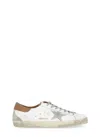 Golden Goose White Leather Super-star Sneakers In White