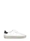 Golden Goose Distressed Lace-up Sneakers Rubber Sole In White