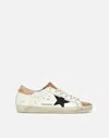 Golden Goose Deluxe Brand Women Multicolor Leather And Suede Super Star Sneakers In White