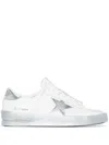 Golden Goose Women Stardan Sneakers With Laminated Star In White