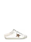 Golden Goose Superstar Sabot 81811 Leather And Shearling Trainers In White