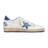 Golden Goose Classic Low-top Sneakers With Textured Leather Upper In White