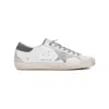 Golden Goose Panelled Sneakers With Signature Star Patch And Distressed Effect In Neutral