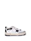 Golden Goose Forty 2 Sneakers In White Leather And Fabric In White