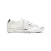 Golden Goose Super Star Leather Sneakers In White