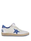 Golden Goose Vintage Low-top Sneakers With Laminated Leather Details In White
