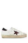 Golden Goose Deluxe Brand White Hi Star Sneakers In White