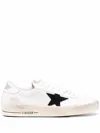 Golden Goose 'stardan' White Low Top Sneakers With Star Patch In White