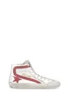 Golden Goose Deluxe Brand Slide Double Quarter Penstar Sneakers In White