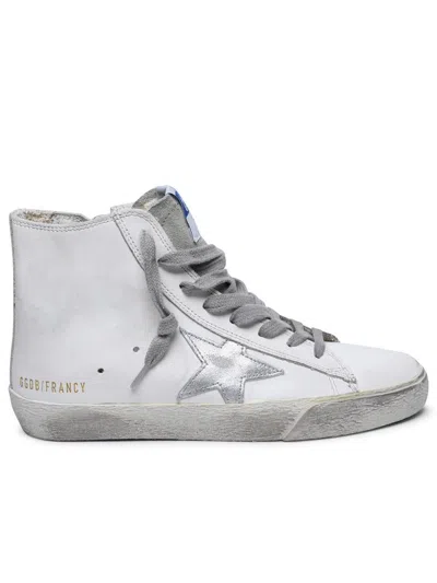 Golden Goose Francy Leather High-top Sneakers In White
