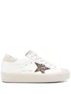 Golden Goose Women Hi Star Sneakers In White/beige 10318