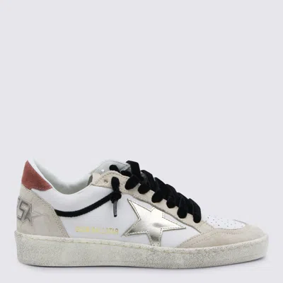 GOLDEN GOOSE SNEAKERS WHITE/BEIGE/PLATINUM RUST