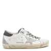 Golden Goose White Low Top Sneakers With Star Patch In Vintage Leather Woman In White