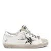 Golden Goose White Sneakers With Grey Suede Accents
