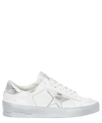 Pre-owned Golden Goose Sneakers Women Stardan Gwf00128.f002187.80185 White - Silver Shoes