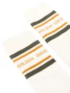 Golden Goose Socks High Rib/bi-color/stripes//ripped In White