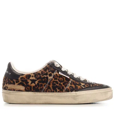 Golden Goose Soul Star Cheetah-pattern Sneakers In Neutral