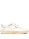 Golden Goose Soul Star Low-top Leather Sneakers With Used Effect In Neutrals
