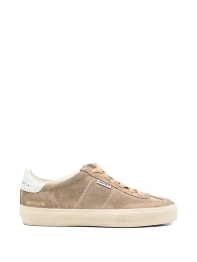 Golden Goose Light Brown Suede Sneakers