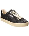 Golden Goose Soul-star Nappa Upper Leather Hf Tongue Suede Heel In Black