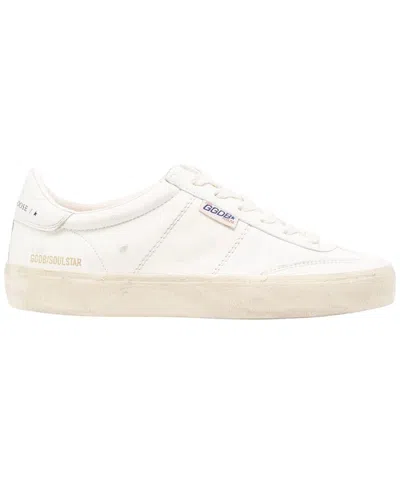Golden Goose Soulstar 11629 Logo-print Faux-leather Low-top Trainers In White