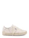 Golden Goose Soul Star Low-top Leather Sneakers With Used Effect In White