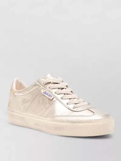Golden Goose Soul Star Low Top Metallic Sneakers In Animal Print