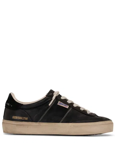 Golden Goose Soul Star Low-top Sneakers In Black
