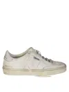 Golden Goose Soul Star Low-top White Leather Sneakers In Gray