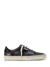 Golden Goose Soul-star Nappa Upper Leather Hf Tongue Suede Heel In Black