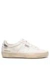 Golden Goose Leather Soulstar Sneakers In 80185 White/silver